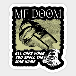 MF DOOM Sticker